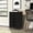 Black, variant on 5 Drawer Storage Organizer, 25.39'' Height File Cabinets Dressers With Wheels, Wood Underdesk Cabinet For Home Office, Bedroom, Study, Black