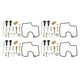 thumbnail image 2 of Carburetor Repair Kit, Carb Repairing Tool Compact 76pcs Rubber Durable For Motorcycle ANGGREK Otros, 2 of 8