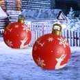 thumbnail image 4 of Christmas Inflatable Decorated Ball 23.62inch Yard Inflatable Christmas Balls Giant Xmas Tree Ornaments PVC Blow up Yard Decorations for Outside Holiday Yard Lawn Porch Decor, 4 of 7