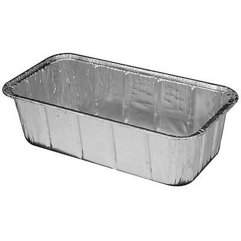 Handi-Foil 2 lb. Aluminum Foil Loaf Bread Pan - Heavy Duty Baking Tins