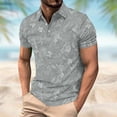 thumbnail image 2 of Golf Shirts for Men,Men's Shirts Hawaiian Golf Shirts Short Sleeve Performance Print Golf Shirts, 2 of 5