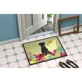 thumbnail image 4 of Easter Eggs Standard Schnauzer Black Door Mat, 4 of 4