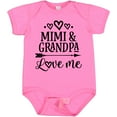 thumbnail image 3 of Inktastic Mimi and Grandpa Love Me Girls Baby Bodysuit, 3 of 5