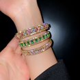 thumbnail image 3 of Xinyolin Shiny Rhinestone Round Portable Hand Chain - Women's Gifts Bracelets, 3 of 8