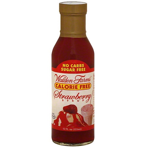 Walden Farms Strawberry Syrup,12 oz (Pack of 6)