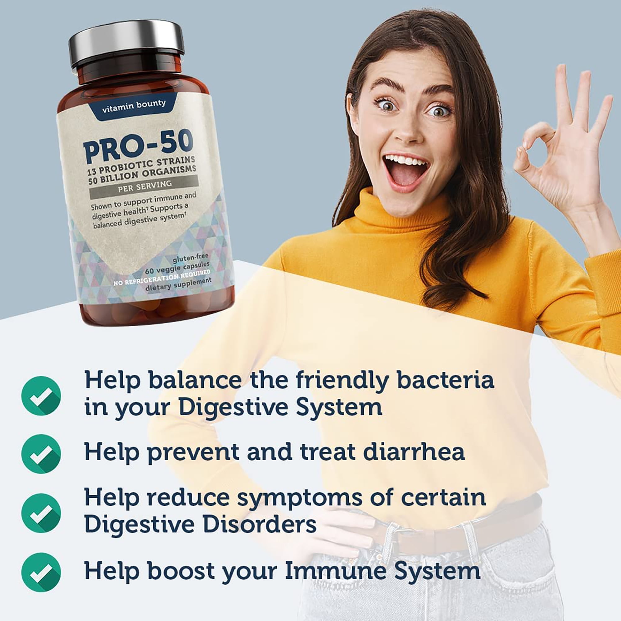 Pro-50 Probiotic by Vitamin Bounty