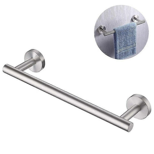 Hand Towel Bar Bathroom Towel Holder Kitchen Dish Cloth Hanger Drilling 304 Stainless Steel Rustproof Wall Mount Brushed