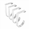 thumbnail image 3 of FLEXIMOUNTS 4-Pack Add-On Storage Flat Hook Accessory for garage ceiling Storage Rack and Wall Shelving, White, 3 of 4