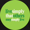 thumbnail image 3 of CafePress - Live Simply That Others May S Dark T Shirt - Men's Classic Graphic Cotton T-Shirt, 3 of 4