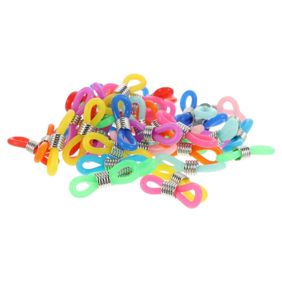 GOOHOCHY eyeglasses temple tips sleeve Eyeglasses Retainers Silicone Eyeglass Accessories 50 Pcs