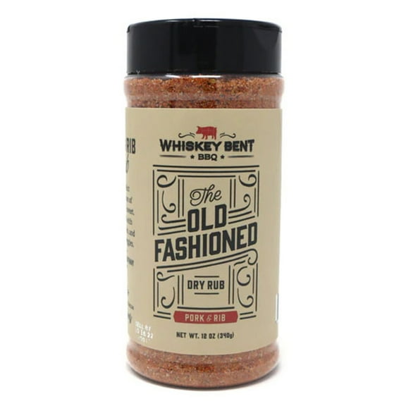 12 oz Whiskey Bent Bbq Old Fashioned Pork & Rib Dry Rub Seasoning Msg & Gluten Free