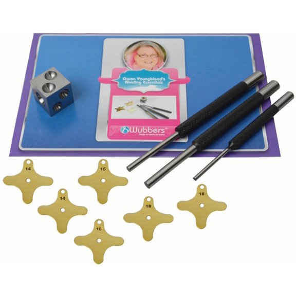 Wubbers Riveting Punch Set Jewelry Making Bezel Set - KIT-505.00