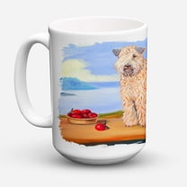 Carolines Treasures 7509CM15 Wheaten Terrier Soft Coated Coffee Mug 15 oz 15 ounce multicolor