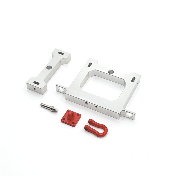 Coche trasero del parachoques del parachoques Soporte de montaje SALTER SERVO METAL Rescate Piezas de protección Kits de repuesto Reemplazo para WPL C14 C24 1/16 RC sidaley FN001368-00
