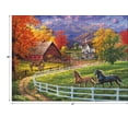 thumbnail image 5 of Cra-Z-Art Abraham Hunter 1000-Piece Horse Valley Farm Jigsaw Puzzle, 5 of 6