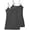 2 Pack - Charcoal, Charocal, variant on TheLovely Sleeveless Camisole Scoop Neck Spaghetti Straps Tank Top (Juniors or Women's) 2 Pack