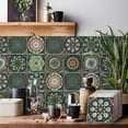 thumbnail image 2 of Juego de 24 pegatinas de pared autoadhesivas para azulejos, despegables y pegables, impermeables, para sala de estar, cocina, salpicadero, dormitorio, hogar, 2 of 5