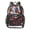 Rose Cherry, variant on Large Clear PVC Backpack Heavy Duty See Through Backpack for Adults Work Travel, Red Berry-bunny Printed 12L