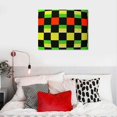 thumbnail image 5 of Orinice Checkered Pattern Fine Art Aesthetic Poster & Print Wall Painting for Classroom Kitchen Office Farmhouse Bathroom Room Decor Pictures Wall Art Painting Ready to Hang Canvas Living, 5 of 6