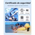 thumbnail image 2 of Mini cámara Cámara inalámbrica WiFi 1490P pequeña cámara de vigilancia de seguridad para el hogar de alta definición, sin tarjeta SD, mini cámara portátil para niñera, con detección de movimiento de, 2 of 8