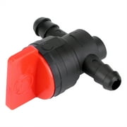 5pcs 1/4 Fuel Gas Tank Shut Off Valve Cut off Switch, Inline Fuel Shut Off Valve Kit, Heavy Duty Inline Cut Petcock Gas Diesel Petrol for 1/4 Fuel Line Lawn Mower Replacement Part