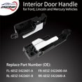 thumbnail image 4 of ORUYROP Interior Door Handle (4 Pcs) Front/Rear Left & Right Side Compatible with 2006-2012 Ford Fusion, 2007-2012 Lincoin MKZ, 2006 Lincoin Zephyr, 2006-2012 Mercury Milan, 4 of 7