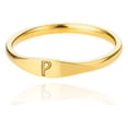thumbnail image 1 of Fiudx Anillo con Inicial, Joyería Personalizable de 26 Letras, Banda Apilable de Acero Inoxidable, Personalizable con Nombres, Regalo Significativo para Seres Queridos, Perfecto para Cualquier Ocasió, 1 of 2