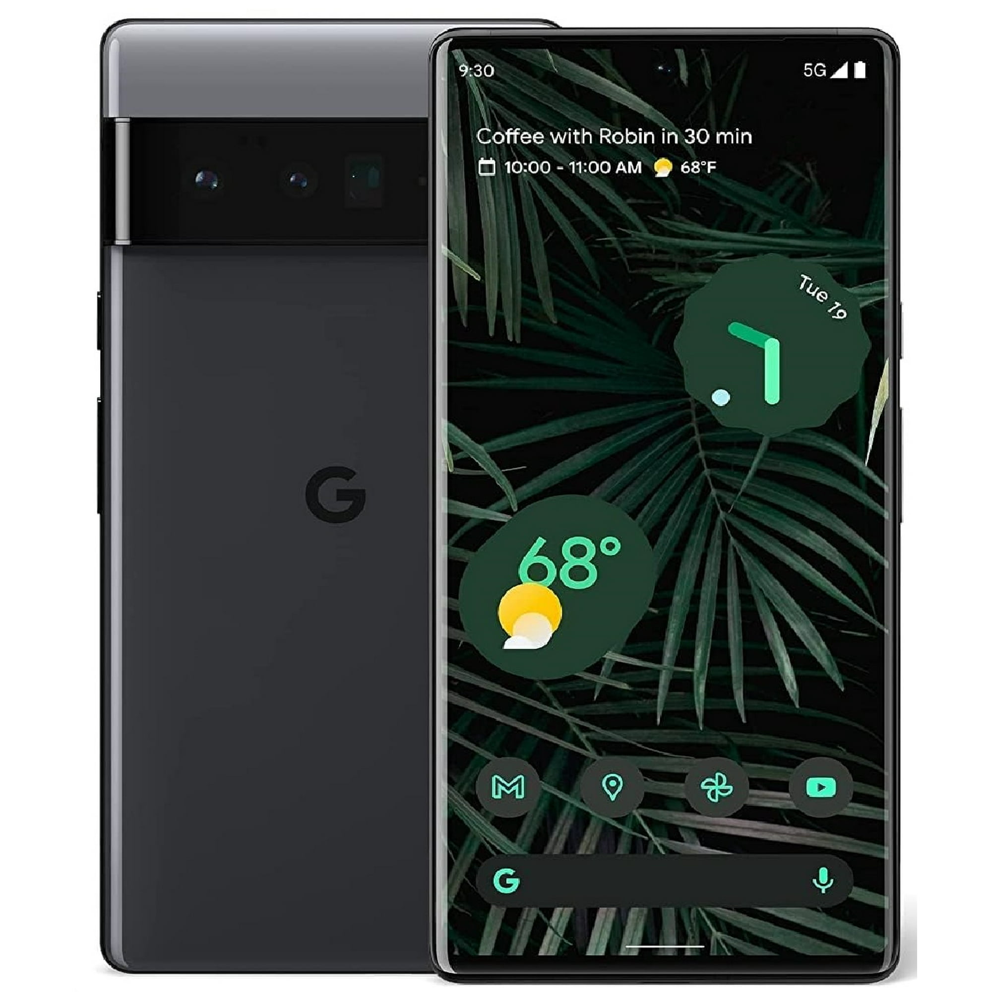 Refurbished Google Pixel 6 Pro 5G - 128GB – Stormy Black – 50MP Refurbished Google Pixel 6 Pro 5G - 128GB – Stormy Black – 50MP