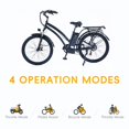 thumbnail image 4 of Beach E-Bike, 500W Brushless Motor, 26" Mountain Bike for Adults, 48V/13Ah Removable Battery, Max Speed 32 Miles/Hour, Use Larger Size Display,7 Gears Electric Bicycle,4 Modes, 4 of 7
