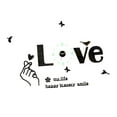 thumbnail image 4 of Reloj de pared DIY Strade Fareast Limited Decorativo silencioso con diseño de amor, 4 of 8