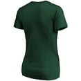 thumbnail image 3 of Women's Fanatics Green Green Bay Packers Primary Logo V-Neck T-Shirt, 3 of 3