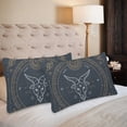 thumbnail image 2 of MKHERT Capricorn Zodiac Pillowcase Pillow Protector Cushion Cover 20x30 inch,Set of 2, 2 of 3