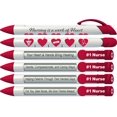 thumbnail image 1 of Set de bolígrafos de felicitación Nurses Have Heart #1 Nurse con 6 bolígrafos, 1 of 1