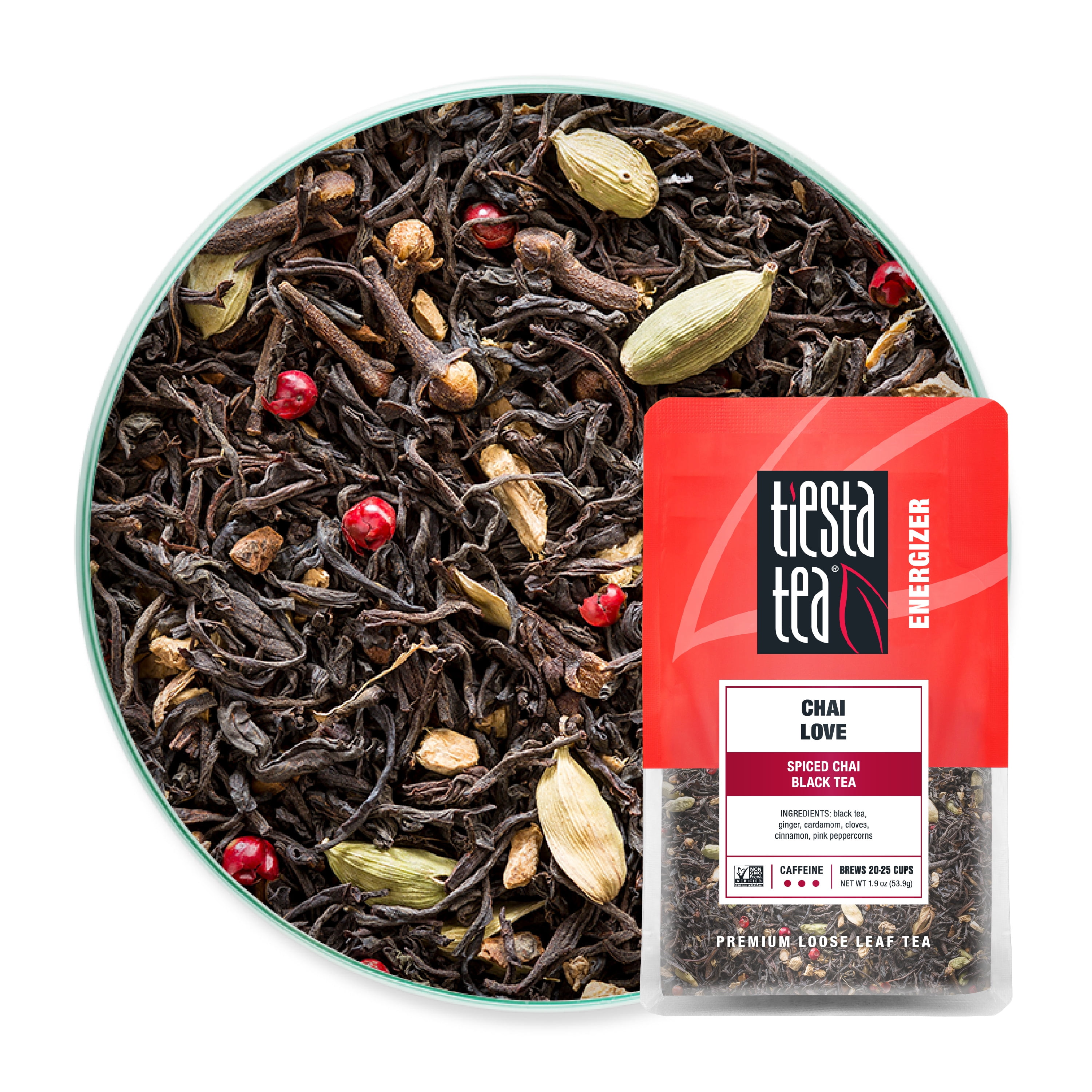 Tiesta Tea Chai Love, Spiced Chai Loose Leaf Black Tea, 1.9 oz