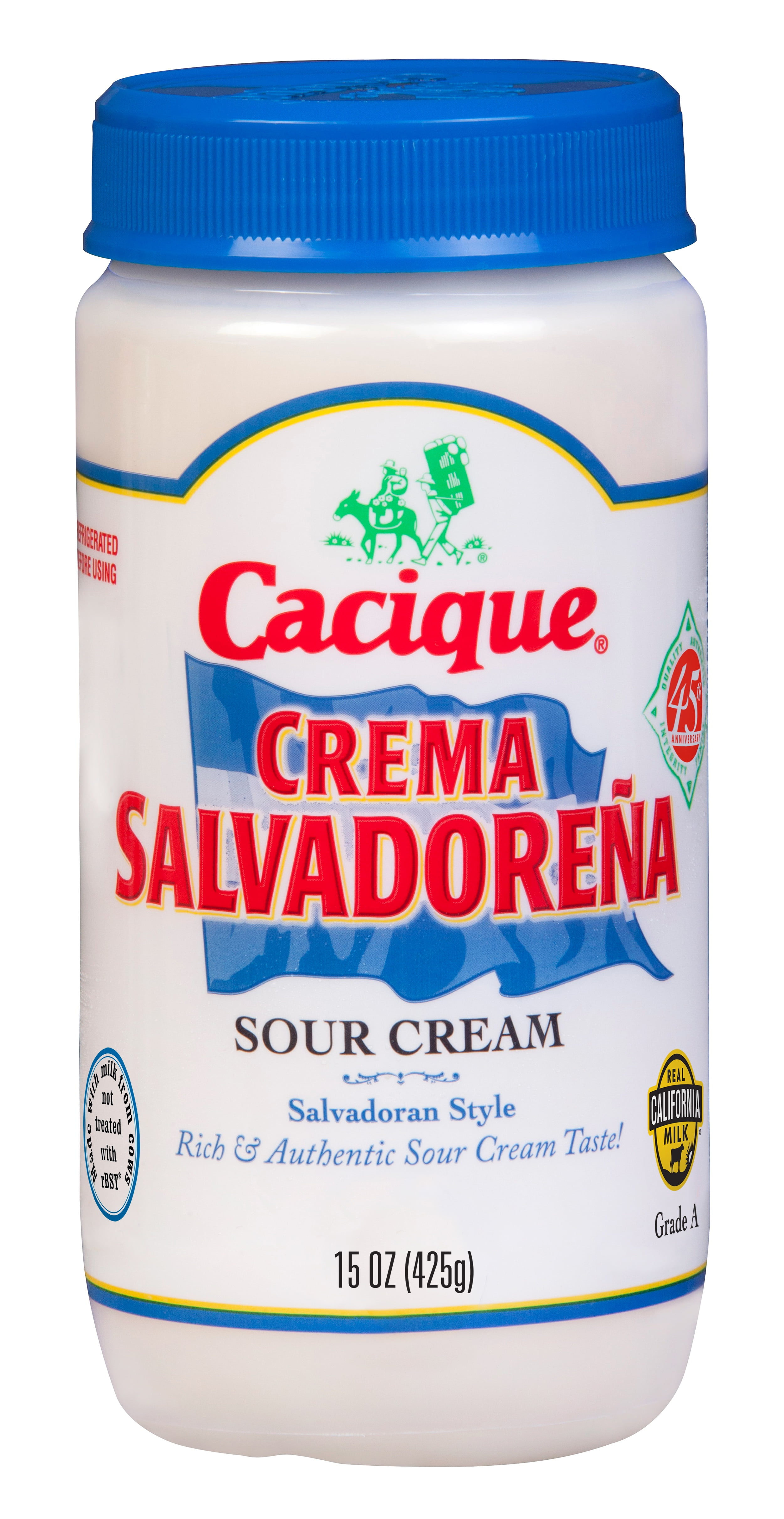 Cacique Crema Salvadorena 15 Oz Walmart Com