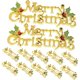 thumbnail image 2 of Letras de plástico para colgar en la puerta, adornos navideños, guirnalda para árbol de Navidad, decoración para el hogar, suministros para fiestas navideñas, 2 of 5