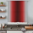 thumbnail image 5 of Dark Red Grey Black Ombre Sheer Curtains 72 Inches Long, Farmhouse Gradient Minimalist Light Filering Curtains, Breathable Simi Curtain Privacy Drapes for Living Room Bedroom Window Treatment, 5 of 9