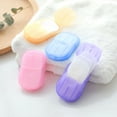 thumbnail image 4 of Amdohai Travel Portable Disposable Soap Flakes with Storage Box Container 200Pcs, 4 of 7