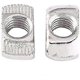 thumbnail image 1 of Set Of European Standard Zinc Plated Carbon Steel Sliding T Nuts (eu20-m5 10mm 6mm), 1 of 3