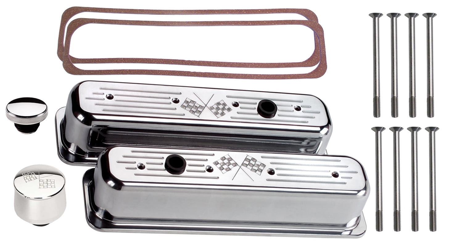 BILLET SPECIALTIES SMALL BLOCK CHEVY CENTER BOLT TALL POLISHED ALUMINUM