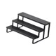 thumbnail image 4 of Expositor de madera, organizador de joyas, escalera de madera, alféizar de ventana sencillo, soporte para plantas Negro, 4 of 9