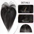 thumbnail image 3 of EMMOR Clip in Bangs, 100% Human Hair Bangs with 3 Non-slip Clips, 360 ° Cover Top HairPieces with 5 inch Wispy Fringes for enhancing Women's Facial Features(Ombre Ash Blonde), 3 of 10