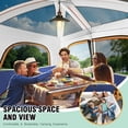 thumbnail image 4 of COBIZI 6 Person Tent for Camping with Waterproof Rainfly,EZ Set up Tent Windproof Instant Family Cabin Camping Tent with Mesh Door & Ventilation Windows for Beach Camping Hiking Backpacking,Dark Blue, 4 of 8