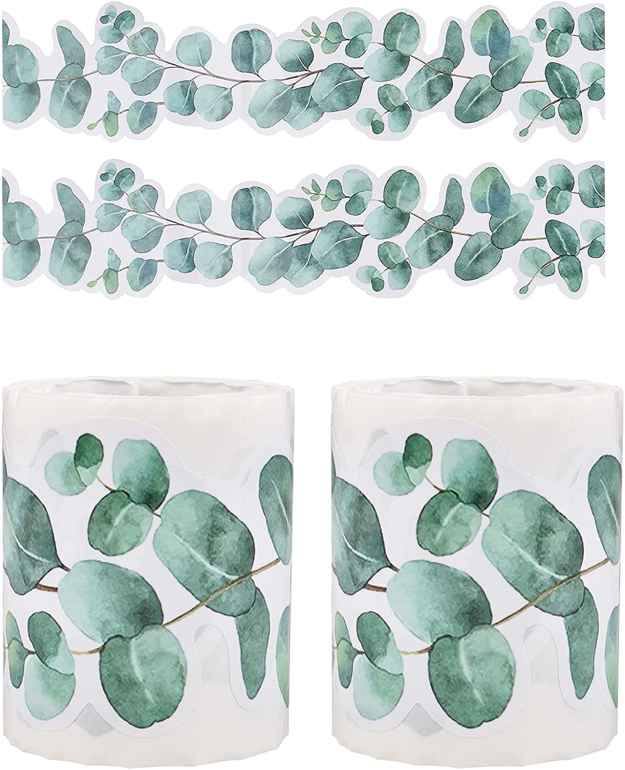 2Pcs Classroom Bulletin Board 65.6ft Borders Plants DieCut Border Trim