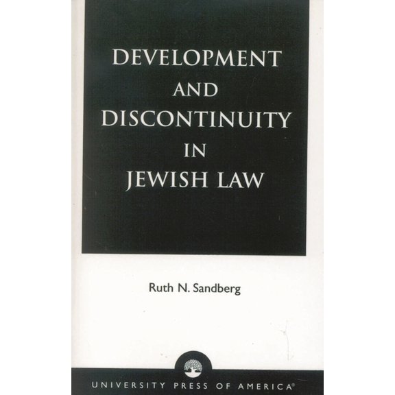 Development and Discontinuity in Jewish Law, (Paperback)