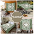 thumbnail image 6 of Sage Green Boho Small Tapestry for Bedroom Wall Hanging Tapestry,American Native Southwest Abstract Art Ceiling Backdrop Tapestries Poster Blanket Wall Decor for Teens Room Living Room Dorm 23" x 28", 6 of 8