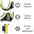 thumbnail image 3 of TUSA Sport Youth Mini-Kleio Mask and Dry Snorkel Combo, Black/Flash Yellow, 3 of 5