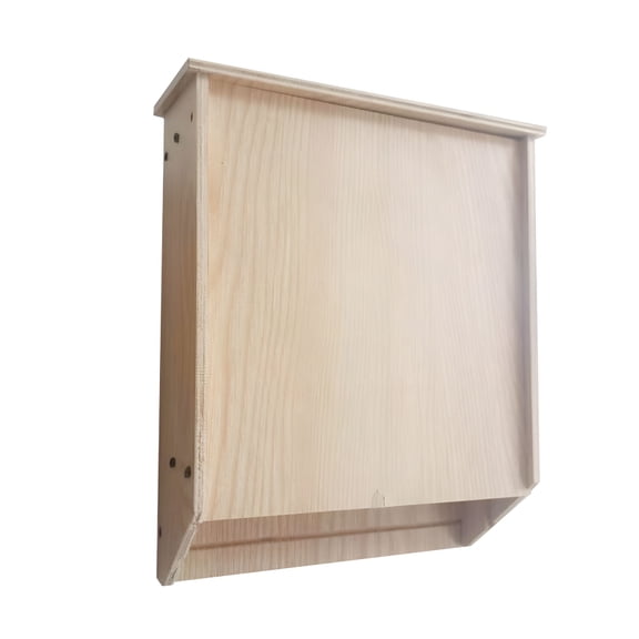 LAMIRO Large Double Chamber Bat Box for Outdoors - Designed to Attract Bats to Your Outdoor Garden - Support Our Ecosystem by Providing a Bat Shelter