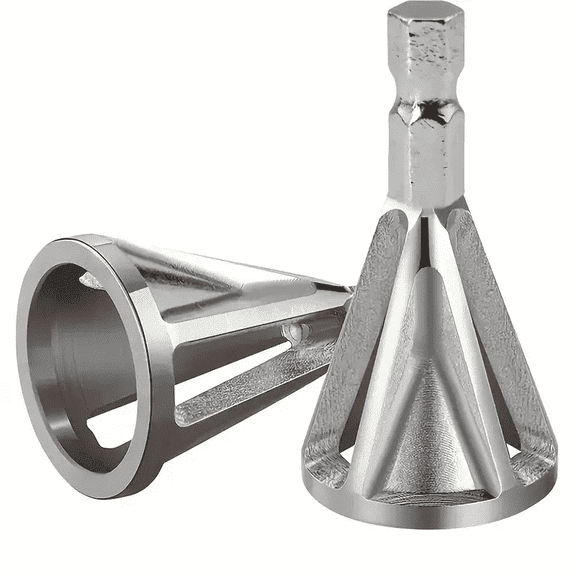 DEXIMRO Deburring and chamfering tools, deburring and chamfering drill bits, quick-release hexagonal shank burr removal tools. Suitable for all kinds of milling and electric drill tools.