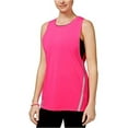 thumbnail image 3 of Jessica Simpson Womens The Warmup Layered Tank Top, Pink, Juniors, X-Large, 3 of 4